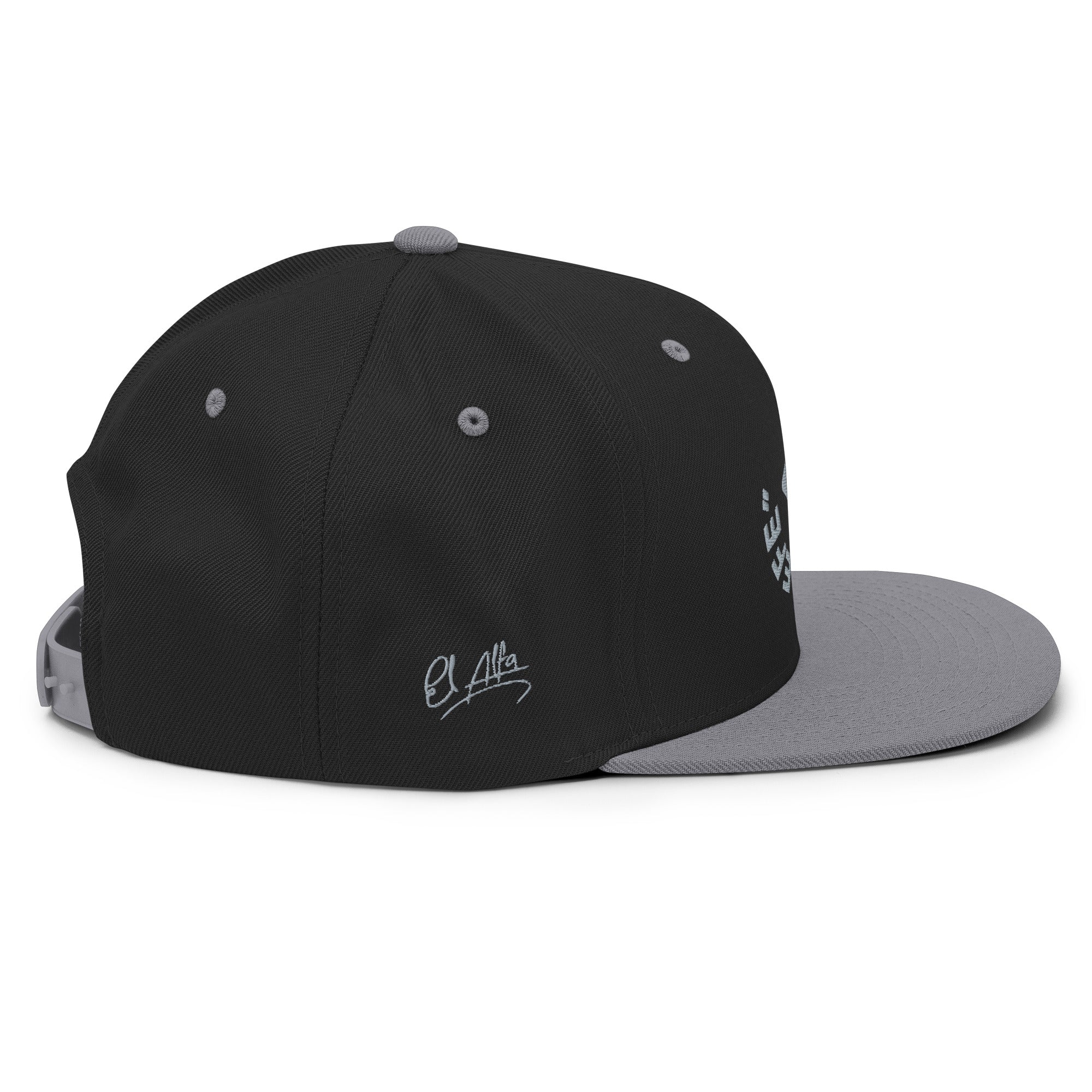 Gorra snapback con logotipo redondo