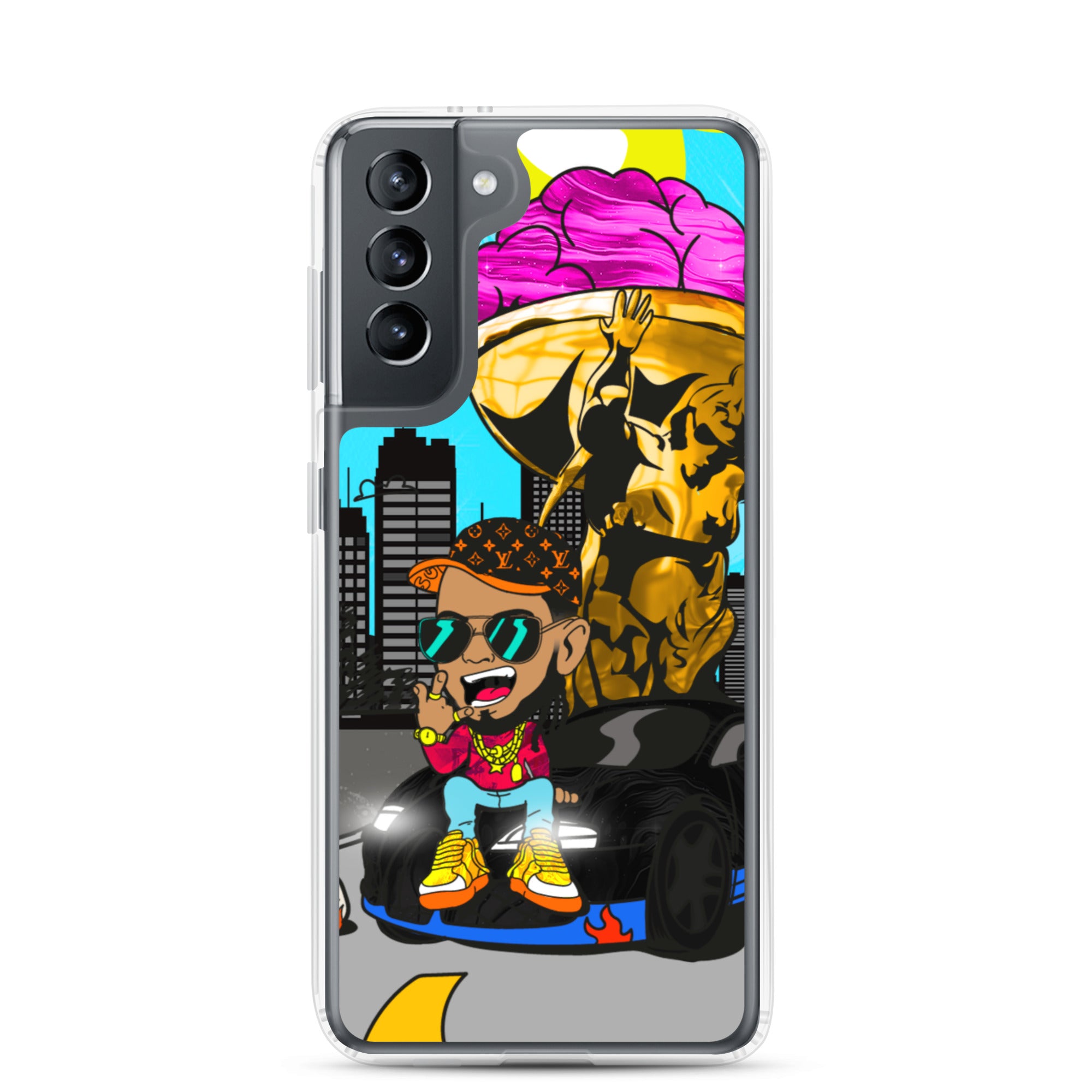 Bugatti Illustration - Clear Case for Samsung®