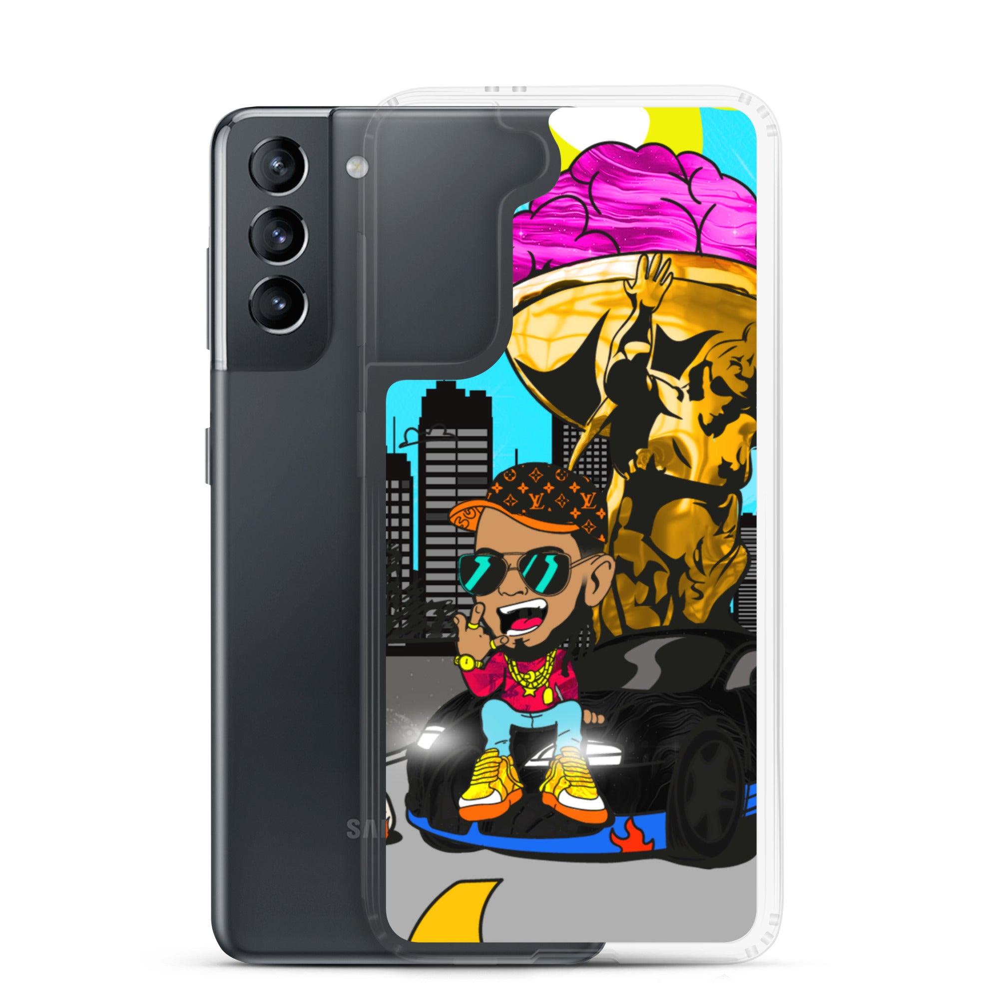 Bugatti Illustration - Clear Case for Samsung®