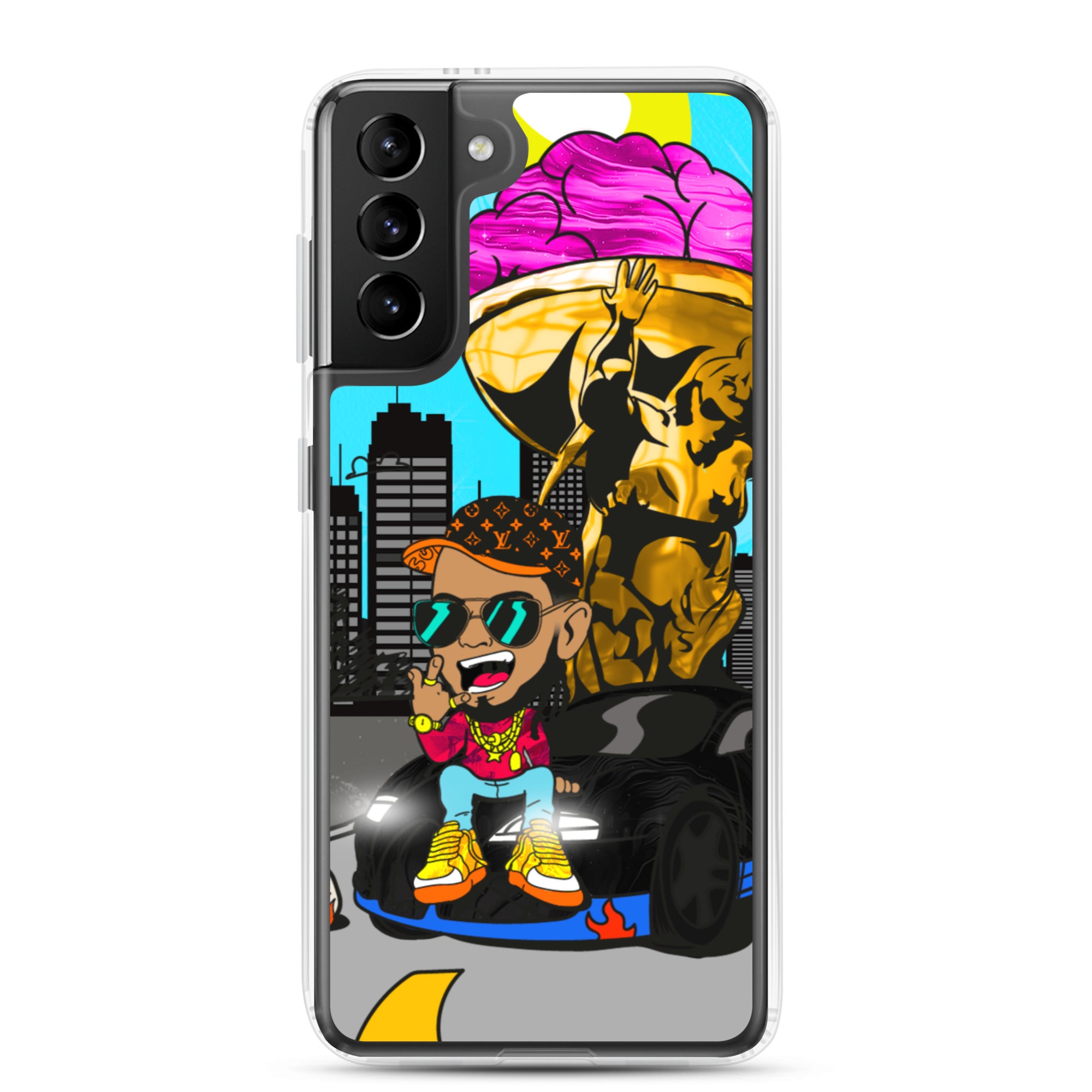 Bugatti Illustration - Clear Case for Samsung®