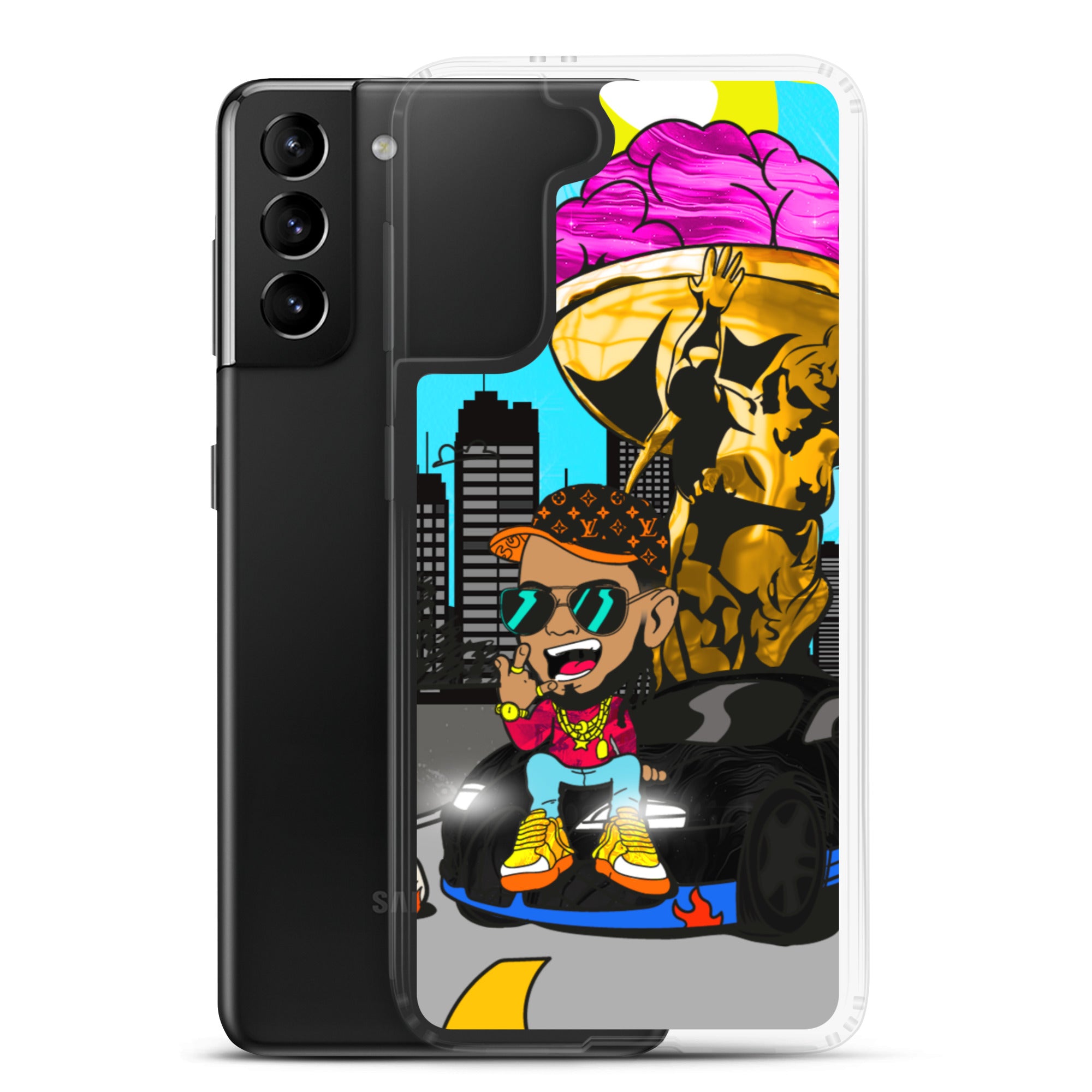 Bugatti Illustration - Clear Case for Samsung®