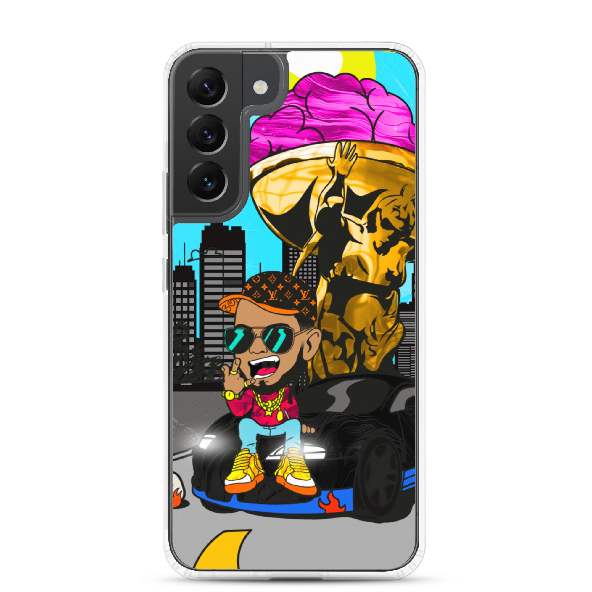 Bugatti Illustration - Clear Case for Samsung®