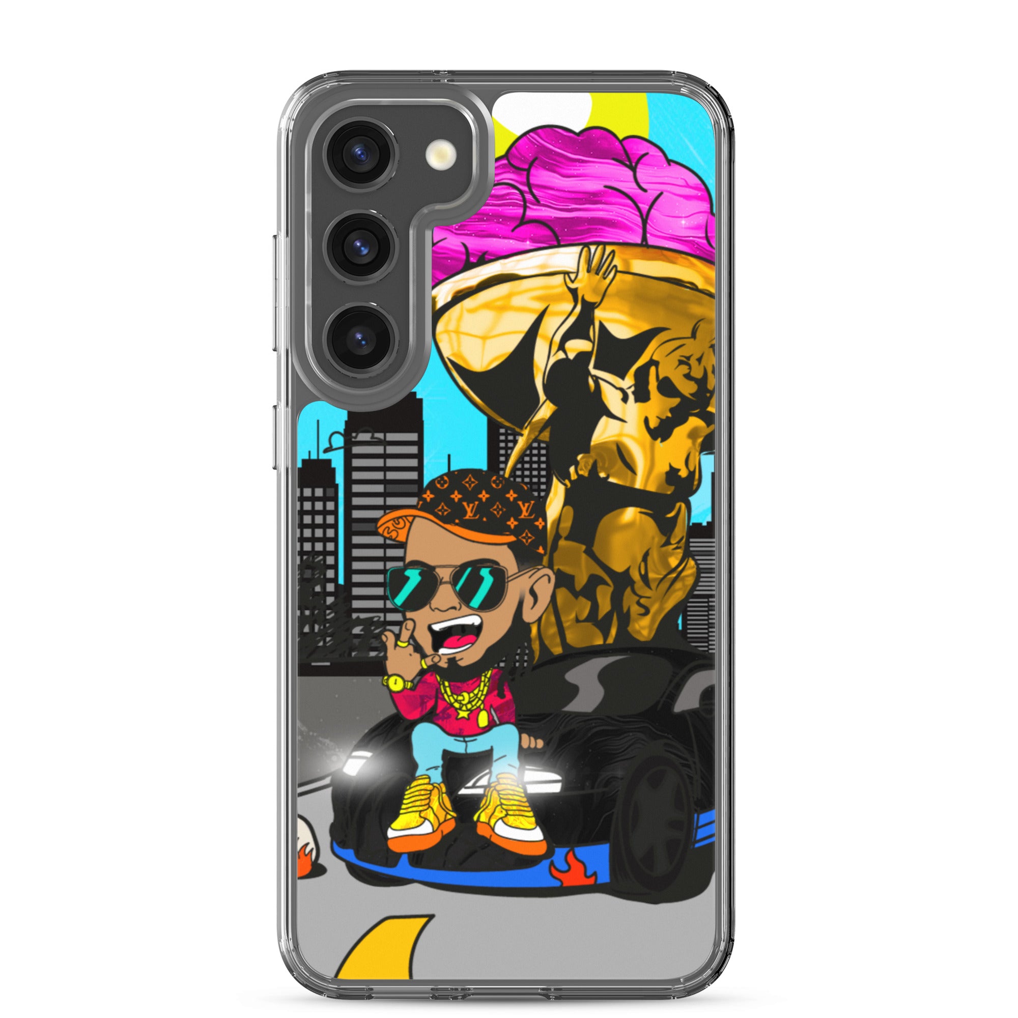 Bugatti Illustration - Clear Case for Samsung®