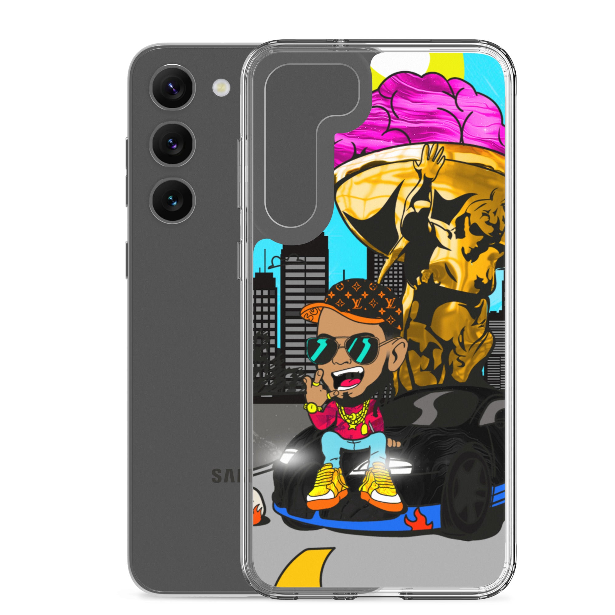 Bugatti Illustration - Clear Case for Samsung®