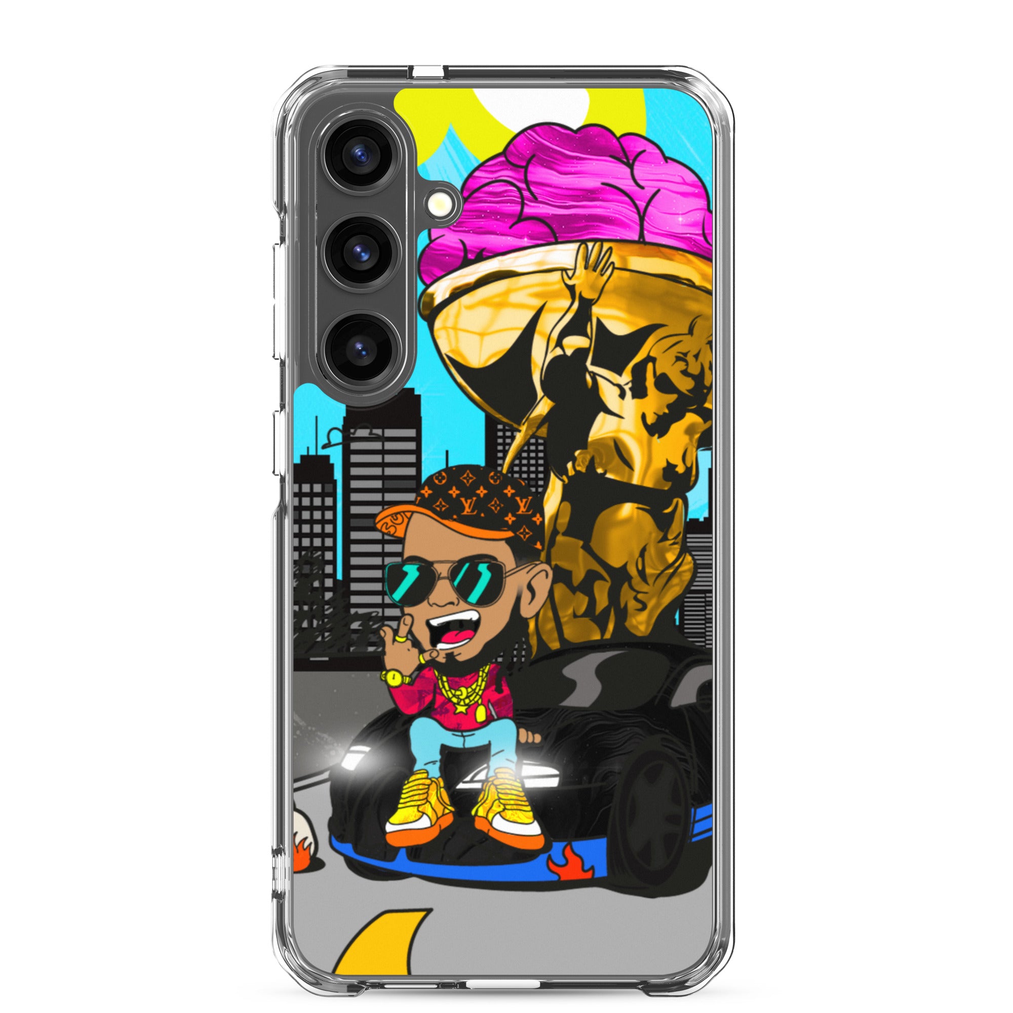 Bugatti Illustration - Clear Case for Samsung®