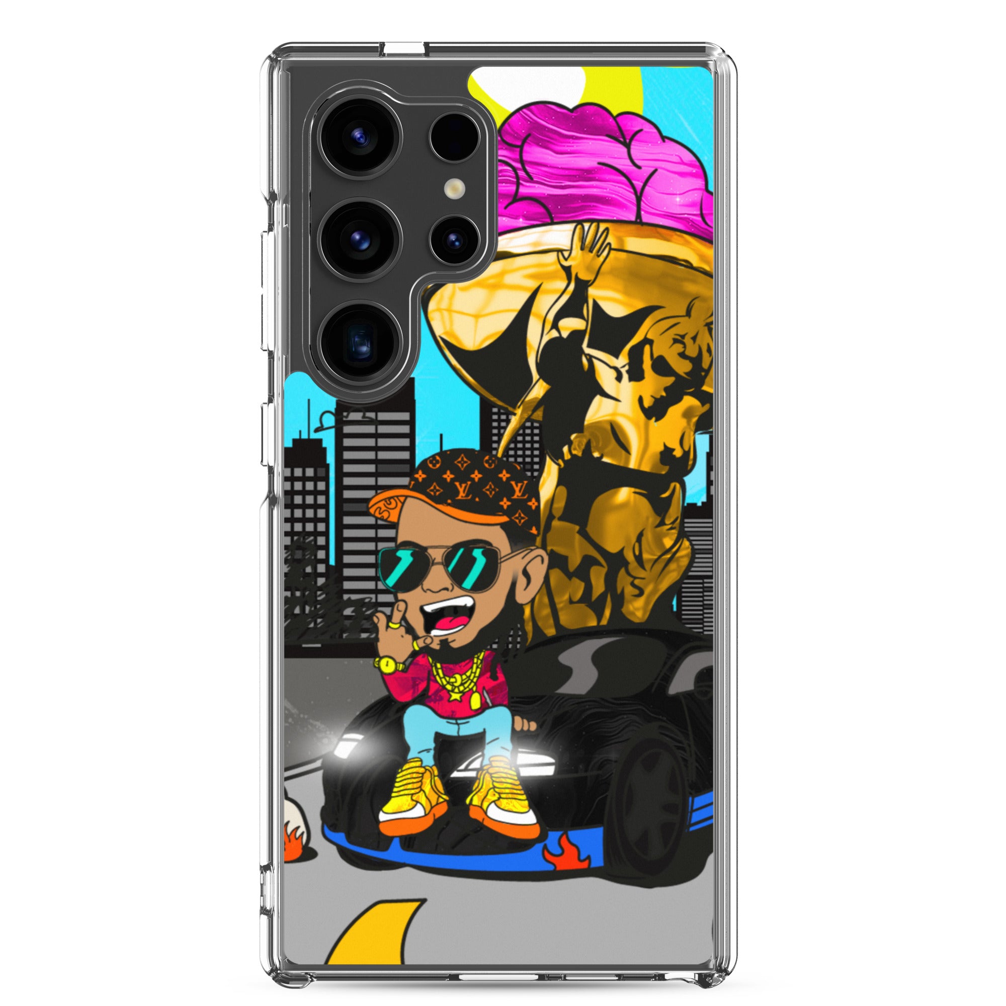 Bugatti Illustration - Clear Case for Samsung®