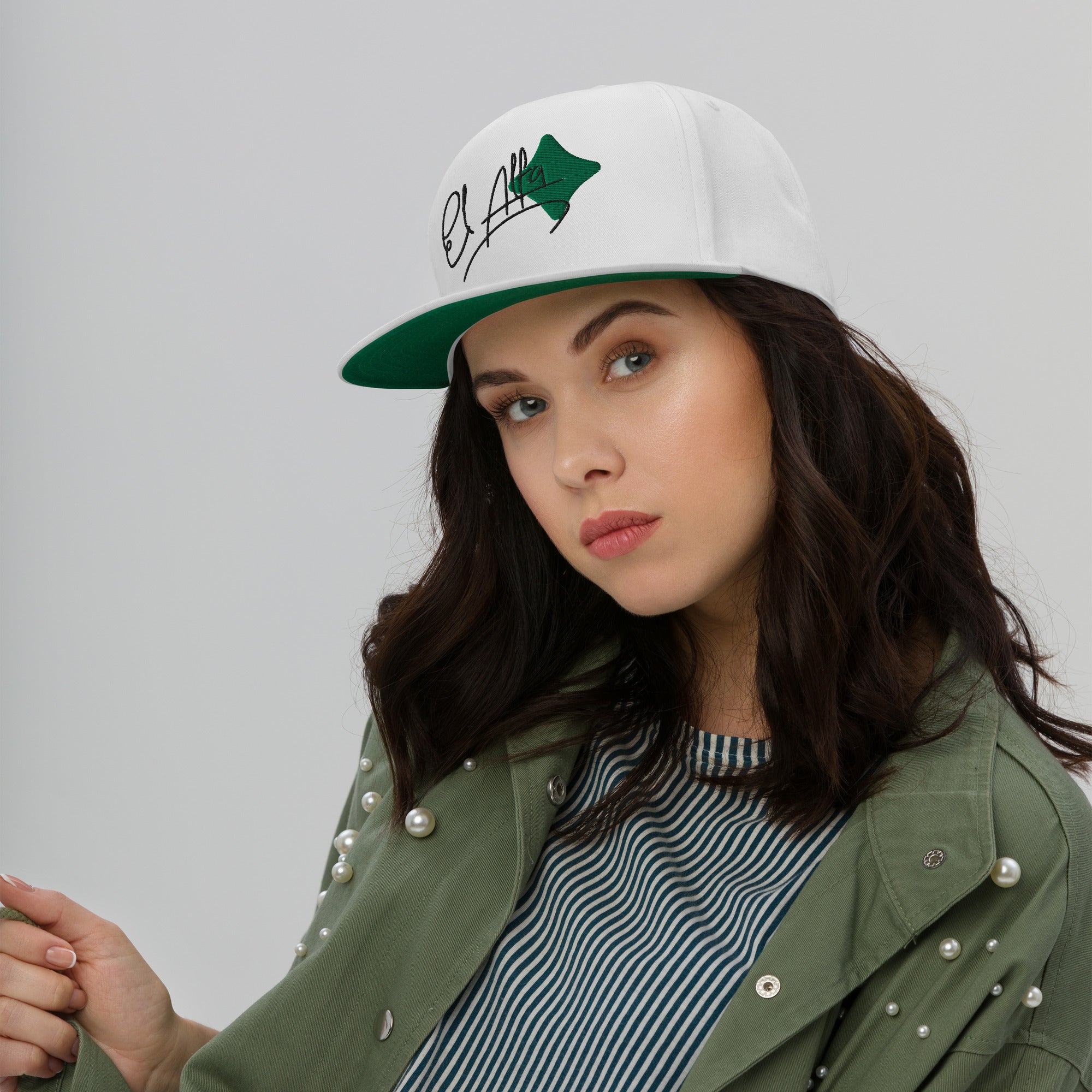 Money Star - Gorra con visera plana