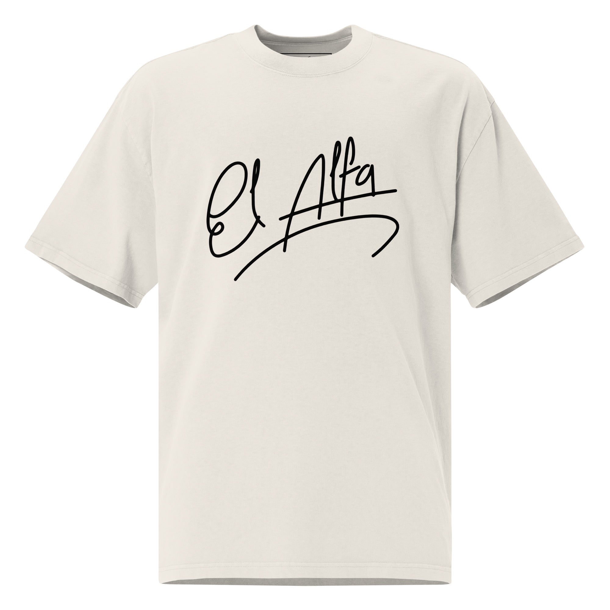 Oversized "El Alfa" Signature