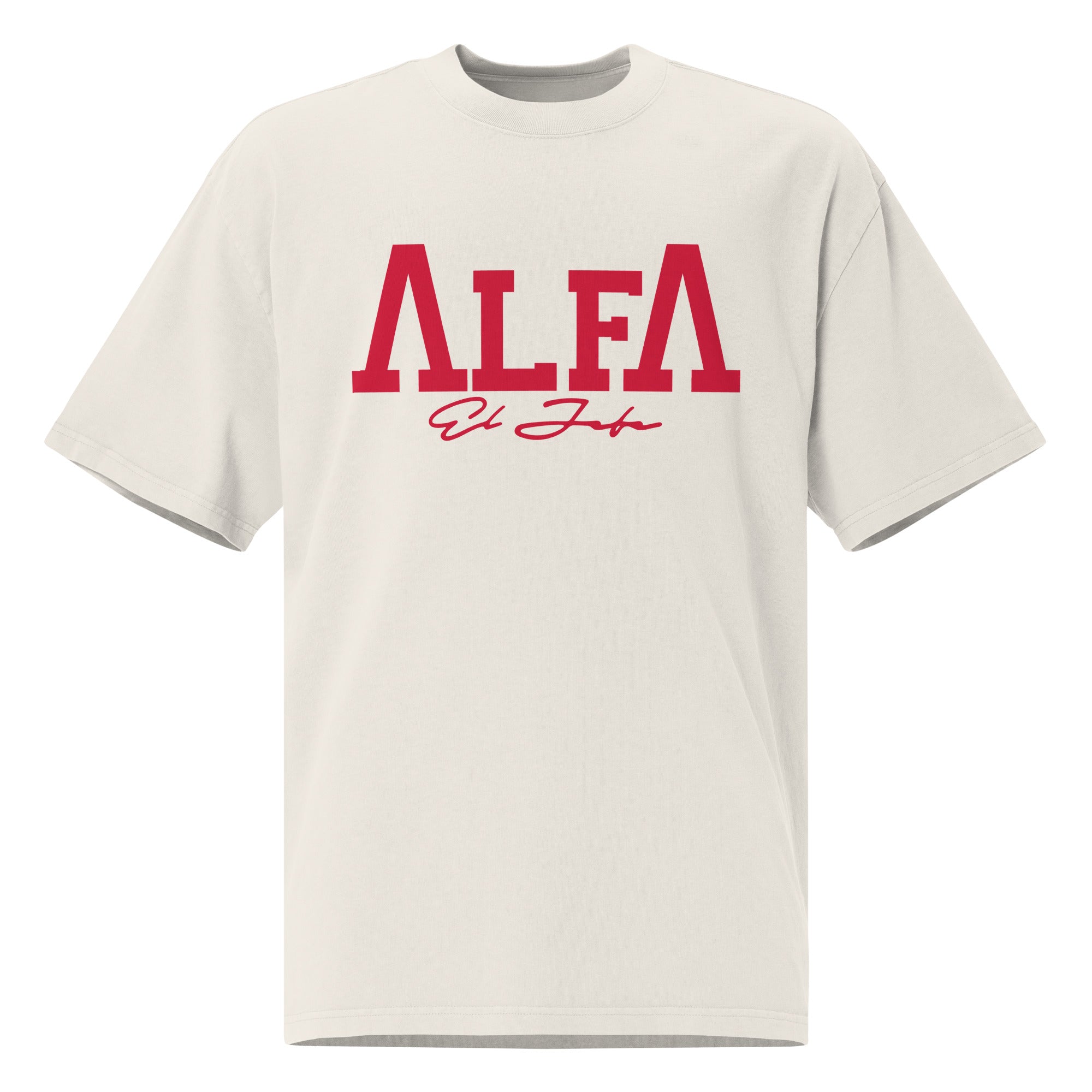 El Alfa El Jefe Oversized faded t-shirt