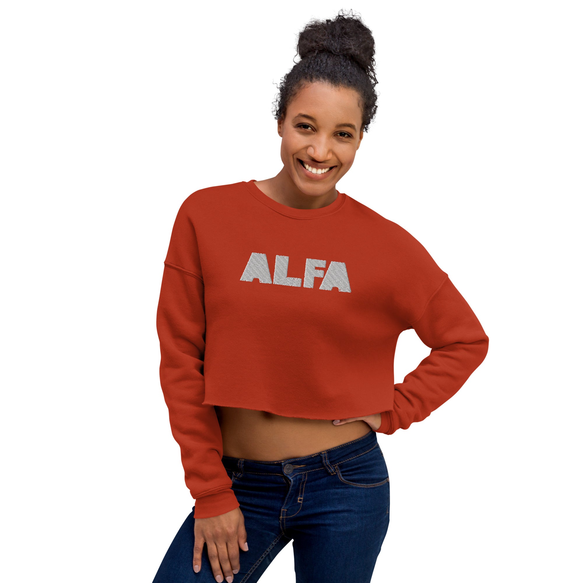 Iced 1 ¨Alfa¨ - Crop Sweatshirt