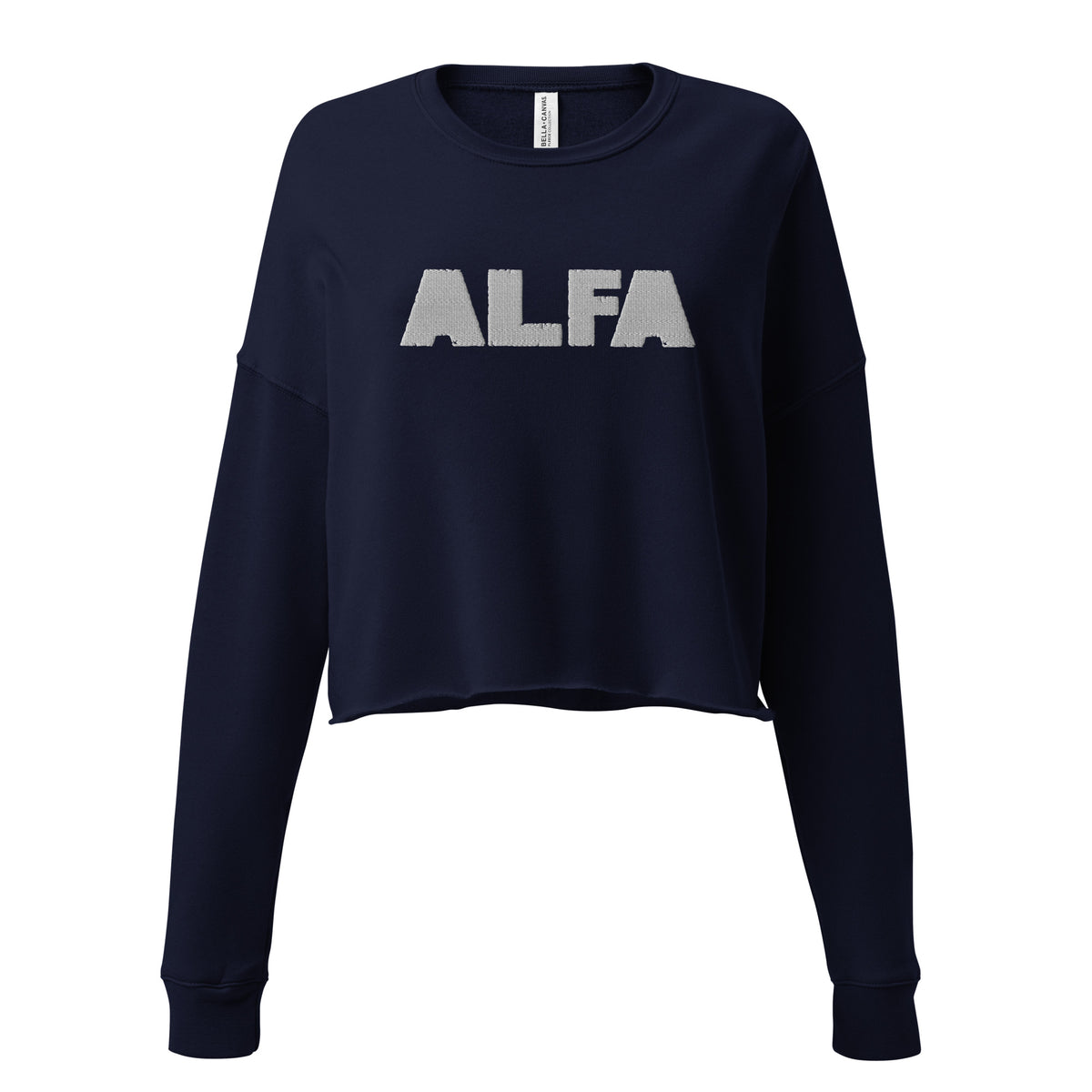Felpa Superdry Cropped Batwing Crew – Maniche A Pipistrello, Girocollo, Taglio Corto – Blu Navy, Taglia XL